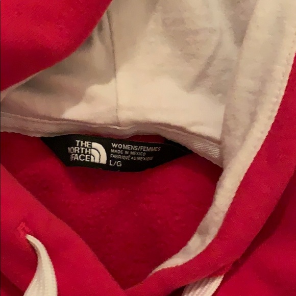 Pink North Face Hoodie - Picture 3 of 4